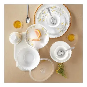 Larah by Borosil Silk Series Bella Opalware Dinner Set (41 Pcs) at ₹1999 | Amazon Deal Larah by Borosil Silk Series Bella Opalware Dinner Set (41 Pcs) at ₹1999 | Amazon Deal