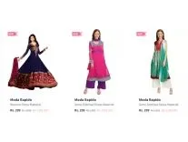 Moda Rapido Dress Material Starting from Rs.290 at Myntra Moda Rapido Dress Material Starting from Rs.290 at Myntra