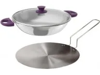 Lifelong Kadhai Roti Tawa Cookware Set – Rs. 549 Lifelong Kadhai Roti Tawa Cookware Set – Rs. 549