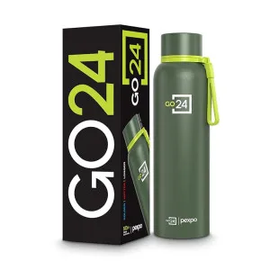 Bravo 1000 Insulated Water Bottle 1 LTR, Stainless Steel, 24 Hours Hot & Cold at ₹699 | Amazon Deal Bravo 1000 Insulated Water Bottle 1 LTR, Stainless Steel, 24 Hours Hot & Cold at ₹699 | Amazon Deal
