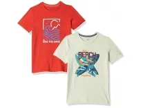 Boys Cotton Printed T-Shirt (2-Pack) – Rs 199 Boys Cotton Printed T-Shirt (2-Pack) – Rs 199