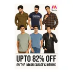 Myntra Up to 82% Off Indian Garage Clothing Myntra Up to 82% Off Indian Garage Clothing