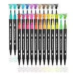 SUPER TOY 24 Shades Dual Tip Brush Marker Pens at ₹232 | Amazon Deal SUPER TOY 24 Shades Dual Tip Brush Marker Pens at ₹232 | Amazon Deal