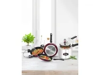 Milton Cookware Set – Fry Pan, Kadhai, Cooker & More – Rs 2601 Milton Cookware Set – Fry Pan, Kadhai, Cooker & More – Rs 2601
