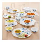 Larah By Borosil Twilight Silk Series Opalware Dinner Set with Glasses, 35 Pieces at ₹1601 | Amazon Deal Larah By Borosil Twilight Silk Series Opalware Dinner Set with Glasses, 35 Pieces at ₹1601 | Amazon Deal