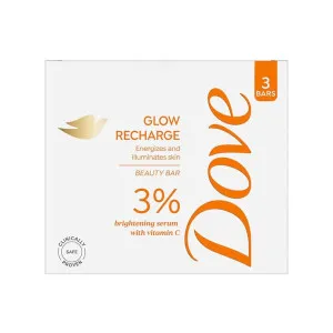 Dove Glow Recharge Serum Beauty Bar 3% Brightening Serum + Vit C 375g (125g x 3) Dove Glow Recharge Serum Beauty Bar 3% Brightening Serum + Vit C 375g (125g x 3)