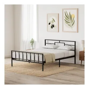Solimo Cyrus Metal Queen Bed at ₹4099 | Amazon Deal Solimo Cyrus Metal Queen Bed at ₹4099 | Amazon Deal