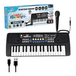 Wembley Kids Piano with Mic – Rechargeable, Portable 37-Key Electronic Keyboard at ₹799 | Amazon Deal Wembley Kids Piano with Mic – Rechargeable, Portable 37-Key Electronic Keyboard at ₹799 | Amazon Deal