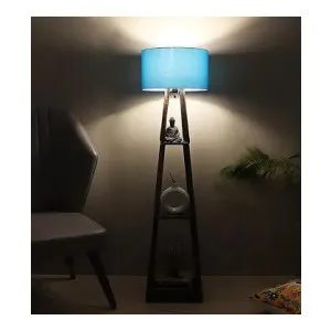 tu casa Wooden Floor Lamp with Aqua Shade (52″) at ₹849 | Amazon Deal tu casa Wooden Floor Lamp with Aqua Shade (52″) at ₹849 | Amazon Deal