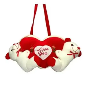 DIKANG Hanging Couple Teddy Bear with Heart Valentine Gift at ₹113 | Amazon Deal DIKANG Hanging Couple Teddy Bear with Heart Valentine Gift at ₹113 | Amazon Deal