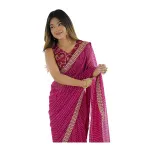 SIRIL Women’s Bandhani Printed Embroidery Lace Georgette Saree with Unstitched Blouse Piece at ₹528 | Amazon Deal SIRIL Women’s Bandhani Printed Embroidery Lace Georgette Saree with Unstitched Blouse Piece at ₹528 | Amazon Deal