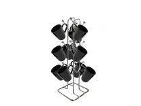 Stainless Steel Tabletop Cup Rack for 12 Cups – Rs. 184 Stainless Steel Tabletop Cup Rack for 12 Cups – Rs. 184