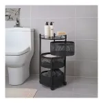 3-Layer Round Storage Trolley Metal Revolving Basket Rack with Wheels at ₹947 | Amazon Deal 3-Layer Round Storage Trolley Metal Revolving Basket Rack with Wheels at ₹947 | Amazon Deal