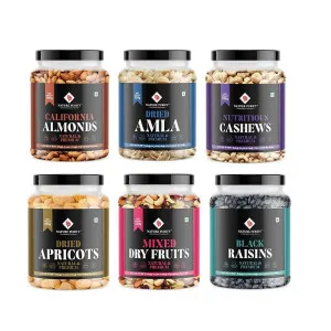 Nature Purify Dry Fruits Combo 1.5 kg (Almond, Cashew, Apricot, Raisins, Amla & Mixed Nut) Nature Purify Dry Fruits Combo 1.5 kg (Almond, Cashew, Apricot, Raisins, Amla & Mixed Nut)