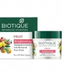 Biotique Fruit Brightening Face Pack for Tan Removal – Rs 164 Biotique Fruit Brightening Face Pack for Tan Removal – Rs 164