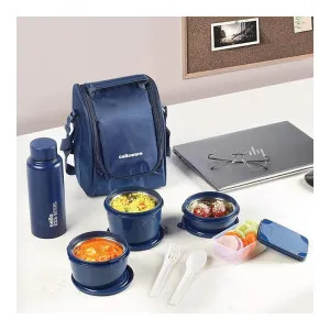 CELLO MF All in One Lunch Box Set with Jacket & Steel Bottle at ₹753 | Amazon Deal CELLO MF All in One Lunch Box Set with Jacket & Steel Bottle at ₹753 | Amazon Deal