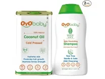 OYO BABY Newborn Combo Shampoo & Coconut Oil (200ml Each) – Rs. 208 OYO BABY Newborn Combo Shampoo & Coconut Oil (200ml Each) – Rs. 208