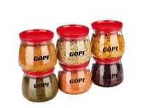 GOPI Plastic Storage Jar Set – Airtight BPA Free Kitchen Containers – Rs. 299 GOPI Plastic Storage Jar Set – Airtight BPA Free Kitchen Containers – Rs. 299