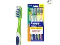 Oral-B Criss Cross Toothbrush Family Pack of 4 for Rs. 124 Oral-B Criss Cross Toothbrush Family Pack of 4 for Rs. 124