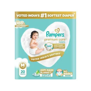 Pampers Premium Care Pant Style Baby Diapers, Medium (M), 7-12kg at ₹172 | Amazon Deal Pampers Premium Care Pant Style Baby Diapers, Medium (M), 7-12kg at ₹172 | Amazon Deal