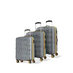 Aristocrat Comet Set of 3 Hard Luggage (56, 66, 76cm) With 8-Wheel Trolley at ₹4059 | Myntra Deal Aristocrat Comet Set of 3 Hard Luggage (56, 66, 76cm) With 8-Wheel Trolley at ₹4059 | Myntra Deal