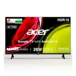 Acer 100 cm (40 inches) Ultra I Series FHD Smart LED Google TV AR40FDGGU2841BD at ₹13499 | Amazon Deal Acer 100 cm (40 inches) Ultra I Series FHD Smart LED Google TV AR40FDGGU2841BD at ₹13499 | Amazon Deal