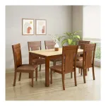 @home by Nilkamal Arnold Marble 6 Seater Dining Kit (Beige) at ₹53299 | Amazon Deal @home by Nilkamal Arnold Marble 6 Seater Dining Kit (Beige) at ₹53299 | Amazon Deal