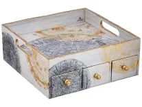 Attro Tray with Three-Drawer Organizer – Rs. 547 Attro Tray with Three-Drawer Organizer – Rs. 547