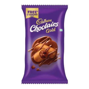 Cadbury Choclairs Gold Chocolate Candy (5n Free) 525 g Cadbury Choclairs Gold Chocolate Candy (5n Free) 525 g
