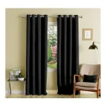 Lushomes Plain Black Blackout Curtains for Long Door, 9 Feet (Single Pc) at ₹387 | Amazon Deal Lushomes Plain Black Blackout Curtains for Long Door, 9 Feet (Single Pc) at ₹387 | Amazon Deal