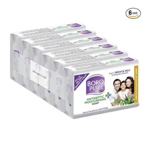 Boroplus Antiseptic Bathing Soap Neem Eucalyptus Honey 125G Pack of 6 Boroplus Antiseptic Bathing Soap Neem Eucalyptus Honey 125G Pack of 6