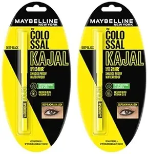 Maybelline Colossal Kajal Pack of 2 for Rs 217 – Amazon Maybelline Colossal Kajal Pack of 2 for Rs 217 – Amazon
