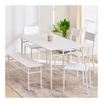 Home Centre 6 Seater Lia Rubber Wood Dining Set at ₹9796 | Amazon Deal Home Centre 6 Seater Lia Rubber Wood Dining Set at ₹9796 | Amazon Deal