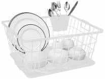 Floraware Steel Utensil Basket with Spoon Holder Rectangle Small White Rs.746 @ Amazon Floraware Steel Utensil Basket with Spoon Holder Rectangle Small White Rs.746 @ Amazon