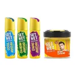 Set Wet Deodorant Spray Perfume (Pack of 3) & Hair Gel for Men at ₹317 | Amazon Deal Set Wet Deodorant Spray Perfume (Pack of 3) & Hair Gel for Men at ₹317 | Amazon Deal