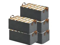 RENVA 4PCS Collapsible Fabric Storage Cubes Organizer Rs. 699 RENVA 4PCS Collapsible Fabric Storage Cubes Organizer Rs. 699