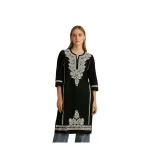 Black Embroidered Kurta Deal Black Embroidered Kurta Deal