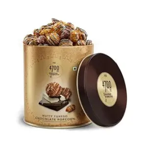4700BC Nutty Tuxedo Chocolate Popcorn Gifting Tin at ₹127 | Amazon Deal 4700BC Nutty Tuxedo Chocolate Popcorn Gifting Tin at ₹127 | Amazon Deal