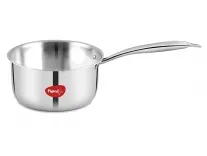 Pigeon Stainless Steel Triply Sauce Pan 18cm – Rs. 563 Pigeon Stainless Steel Triply Sauce Pan 18cm – Rs. 563