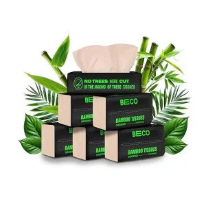 Beco Bamboo Facial Tissues 600 Pulls – Soft & Absorbent Beco Bamboo Facial Tissues 600 Pulls – Soft & Absorbent