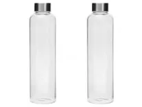 SIMPARTE Borosilicate Glass Water Bottles 500ml Set of 2 for Rs. 230 SIMPARTE Borosilicate Glass Water Bottles 500ml Set of 2 for Rs. 230