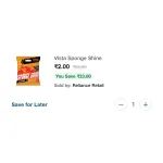 Vista Sponge Shine Deal Vista Sponge Shine Deal