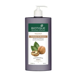 Biotique Bio Walnut Volume Shampoo Conditioner for Thin Hair 650ml Biotique Bio Walnut Volume Shampoo Conditioner for Thin Hair 650ml