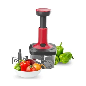 Lifelong Push Chopper 650ml Vegetable Onion Garlic Cutter Lifelong Push Chopper 650ml Vegetable Onion Garlic Cutter