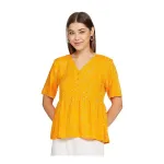 Symbol Women’s Textured Rayon V-Neck Half Sleeve Regular Fit Peplum Top (Available in Plus Sizes) at ₹219 | Amazon Deal Symbol Women’s Textured Rayon V-Neck Half Sleeve Regular Fit Peplum Top (Available in Plus Sizes) at ₹219 | Amazon Deal