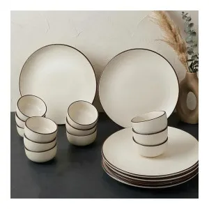 The Earth Store Crème Matte Ceramic Dinner Set, 18 Pieces at ₹3999 | Amazon Deal The Earth Store Crème Matte Ceramic Dinner Set, 18 Pieces at ₹3999 | Amazon Deal