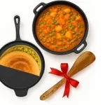 Cast Iron Cookware Set 2 Pcs with Spatula – Amazon Rs. 899 Cast Iron Cookware Set 2 Pcs with Spatula – Amazon Rs. 899
