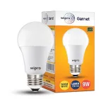Wipro Garnet 9W LED Bulb – Warm White, E27 Base Wipro Garnet 9W LED Bulb – Warm White, E27 Base