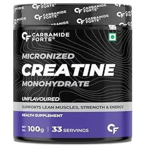 Creatine Monohydrate Powder 100gm for Lean Muscle, Strength & Energy ...