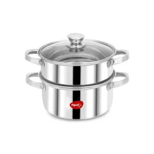 Pigeon Steel Steamer Modak Momo Maker 4.6L Pigeon Steel Steamer Modak Momo Maker 4.6L